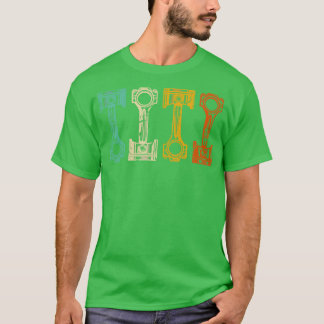 Camiseta Sintonizador de Vintagem Mecânico Retroativo