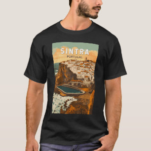 Camiseta Sintra Portugal Ilustração Viagem Art Vintage