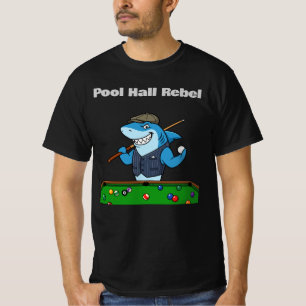 Camiseta Sinuca Divertida Salão de Bilhar Rebelde