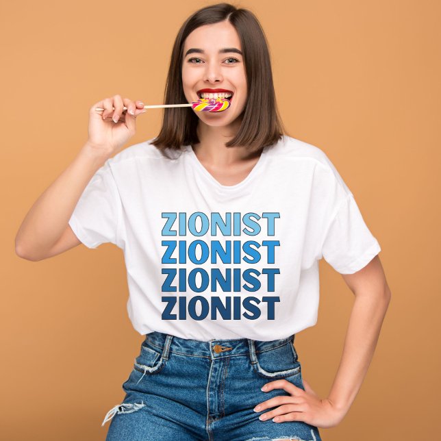 Camiseta Sionista, Pro Israel, Orgulho Judaico, Apoiar Isra (Criador carregado)