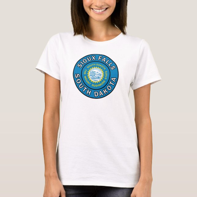 Camiseta Sioux Falls South Dakota (Frente)