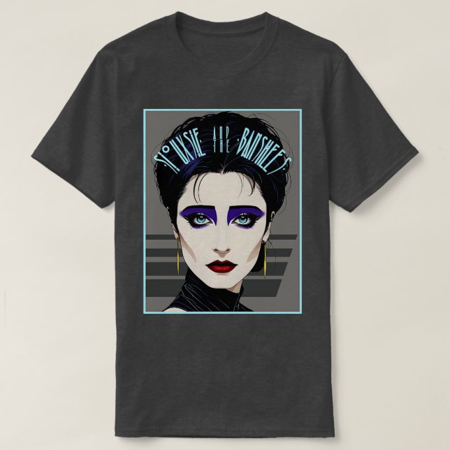 Camiseta Siouxsie 80s Nagel Design (Frente do Design)