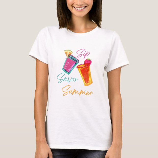 Camiseta Sip Savour Summer (Frente)