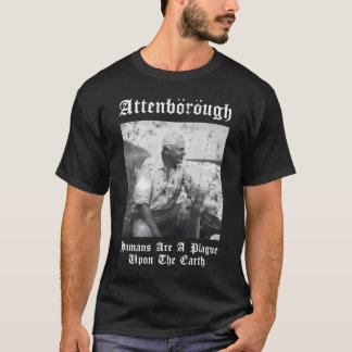 Camiseta Sir David Nbsp Attenborough Humans É Uma Praga