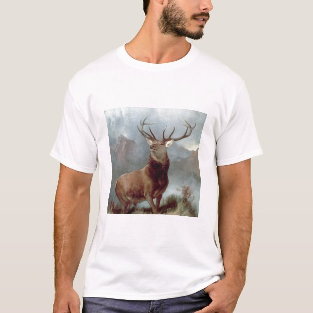 Camiseta Sir Edwin Landseer | Monarca do Glen, 1851 (Frente)