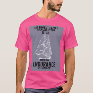 Camiseta Sir Ernest Shackleton - Através da Resistência Con