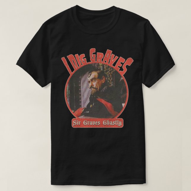 Camiseta Sir Graves GhadreI Dig Graves (Frente do Design)