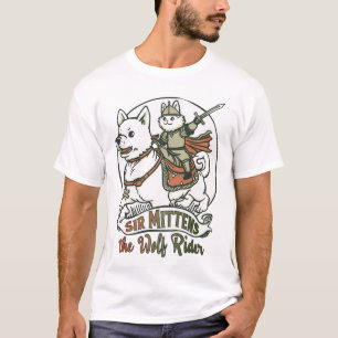 Camiseta Sir Mittens the Wolf Rider