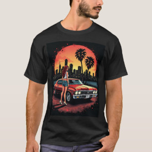 Camiseta Siren de Cruzeiro Sunset: Passeio Clássico e Luzes