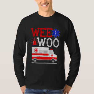 Camiseta Sirene Ambulância AMR  EMS EMT Paramédico Emergênc