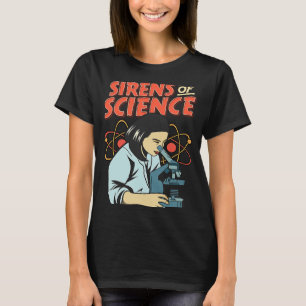 Camiseta Sirenes Da Cientista Feminista Da Ciência