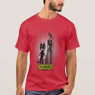 Camiseta Sirenhead Siren Head Personagem de Terror Assustad