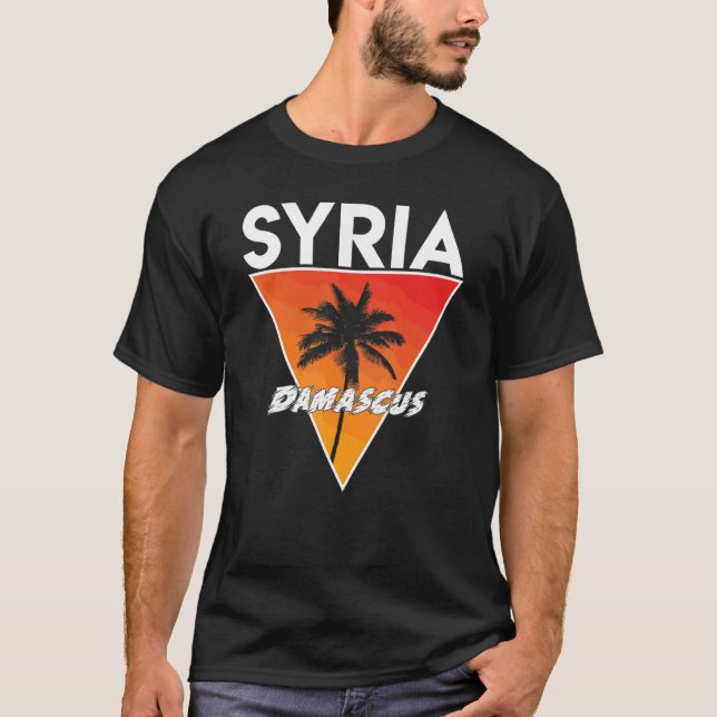 Camiseta Síria Com Cores Ensolaradas (Frente)