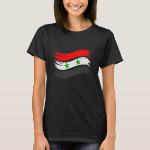 Camiseta Síria siria Bandeira Bandeira síria da síria