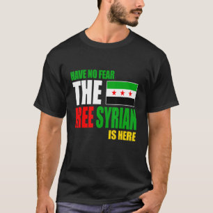 Camiseta Síria Síria livre Bandeira Sírio