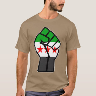 Camiseta Síria, Síria, Sinalizador Livre da Síria.