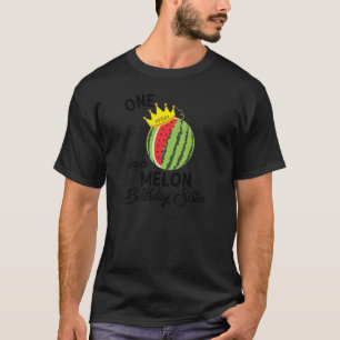 Camiseta Sis Birthday Watermelon One In A Melon Birthday S