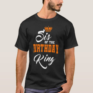 Camiseta Sis Do Celebrado Da Coroa Do Partido Rei Aniversár