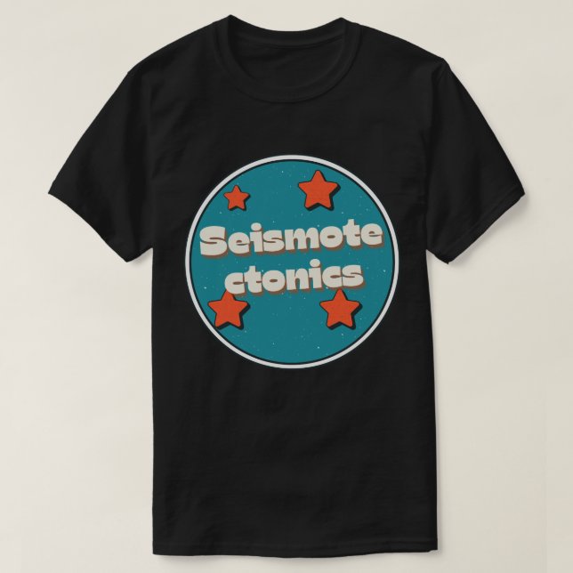 Camiseta Sismotectônica (Frente do Design)