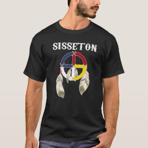 Camiseta Sisseton Dakota Nation Medicine Wheel Santee Sioux