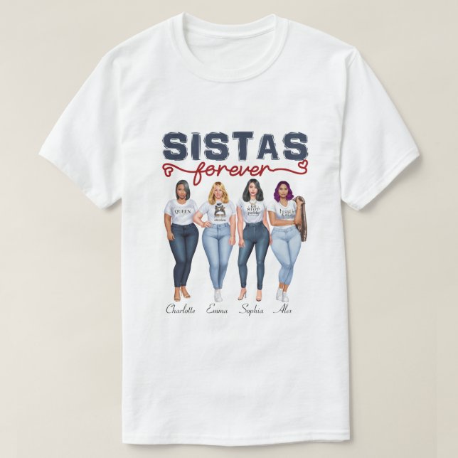 Camiseta Sistas Personalizadas da Área de Trabalho Remota p (Frente do Design)