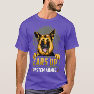 Camiseta Sistema Arrasta K9 Policial Cachorro Alemão
