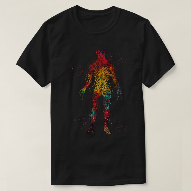 Camiseta Sistema circulatório 2 (Frente do Design)