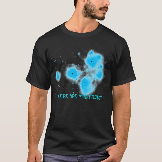 Camiseta Sistema da estrela de Pleiades (Frente)