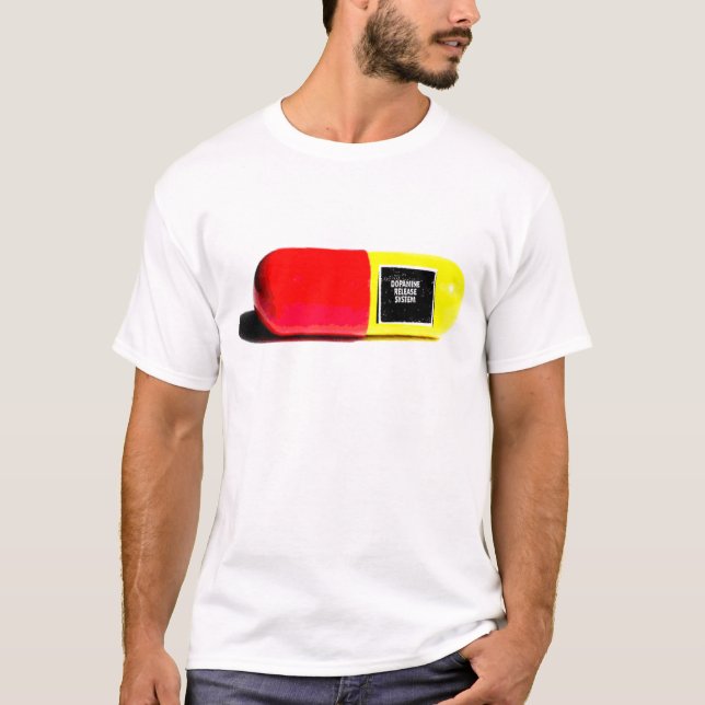 Camiseta sistema da liberação da dopamina (Frente)