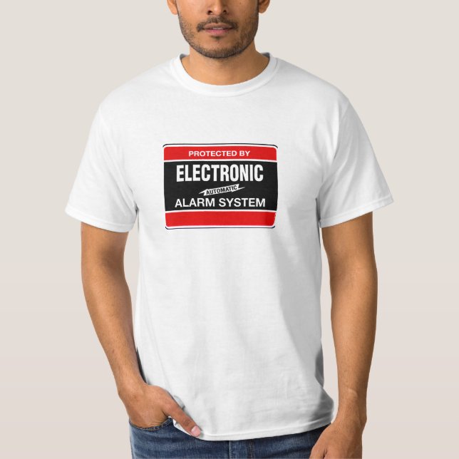 Camiseta Sistema de alarme eletrônico (Frente)