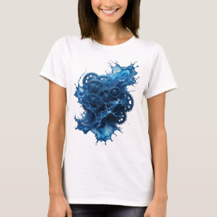 CAMISETA SISTEMA DE ENGRENAGENS HIDRELÉTRICO DE PRATA CRIST