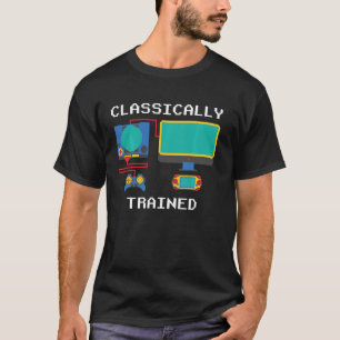 Camiseta Sistema De Televisão Para Jogos De Retrô Engraçado
