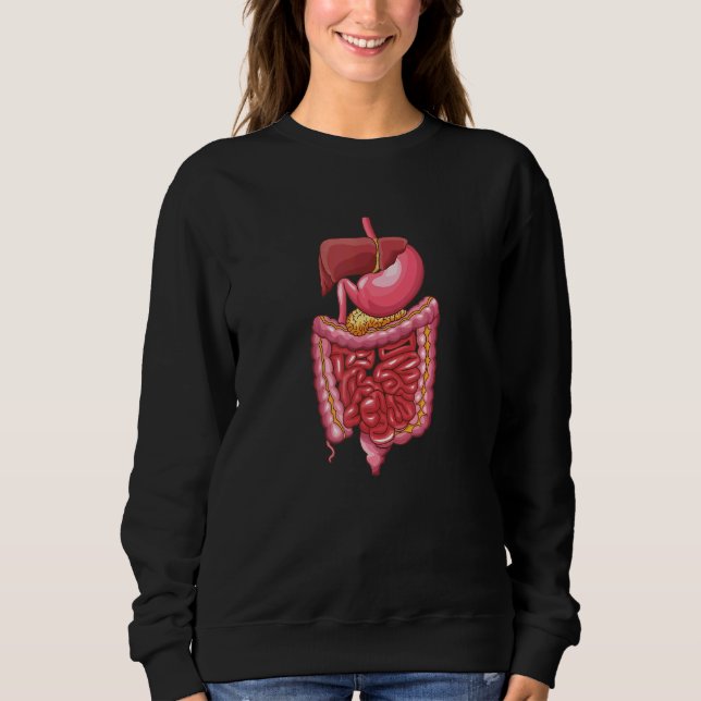 Camiseta Sistema Digestivo Anatomia Biologia Anatômica Prof (Frente)