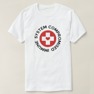 Camiseta Sistema Imunitário Comprometido pelo Coração Ve