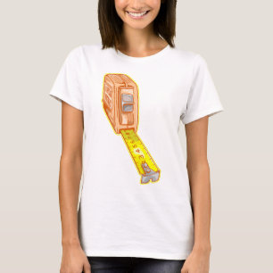 Camiseta Sistema métrico de medida de fita