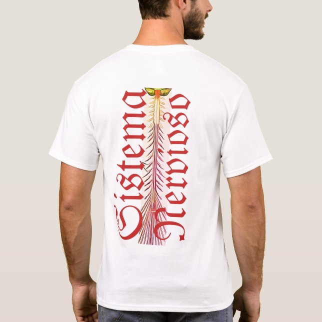 Camiseta sistema nervoso (Verso)