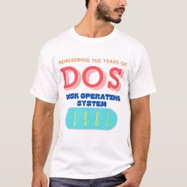Camiseta Sistema Operacional de Disco (DOS)