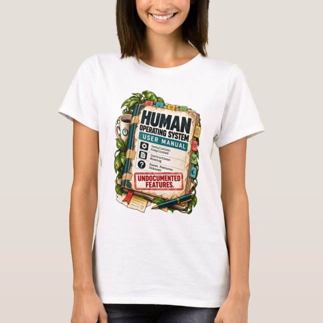 Camiseta Sistema Operacional Humano (Frente)