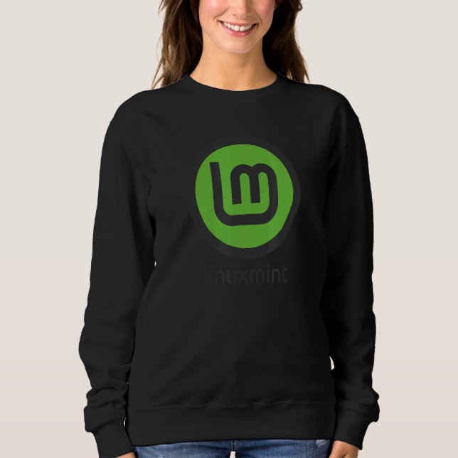 Camiseta Sistema Operacional Linux Mint Verde Debian Ubuntu (Frente)