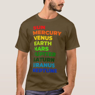 Camiseta Sistema solar