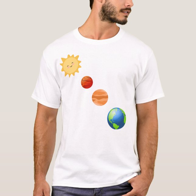Camiseta Sistema solar (Frente)