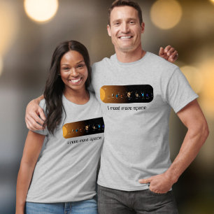 Camiseta Sistema Solar Preciso de mais espaço
