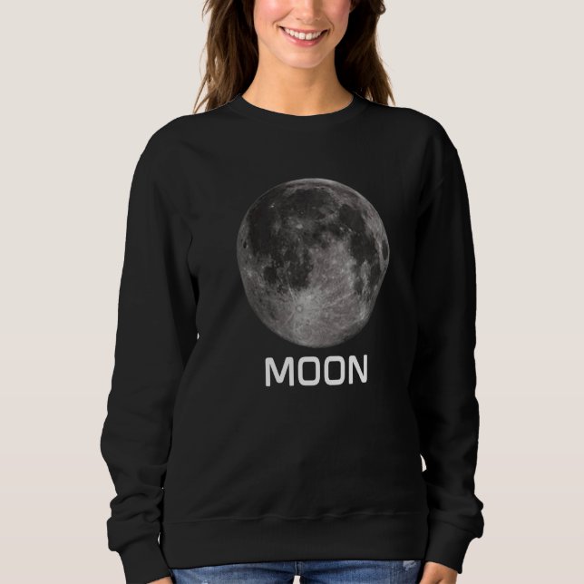 Camiseta Sistema Solar Terra Lua Espaço Exterior (Frente)