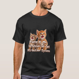Camiseta Sistema Universal de Distribuição de Cat Culpa-O E