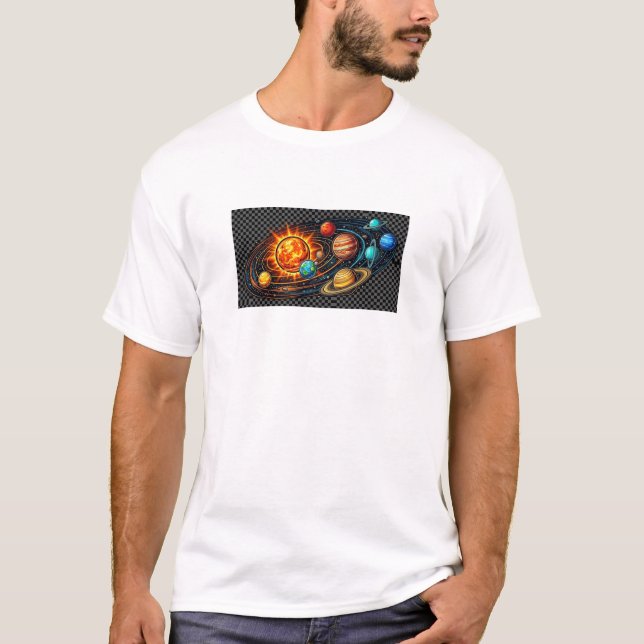 Camiseta Sistemas solares  (Frente)