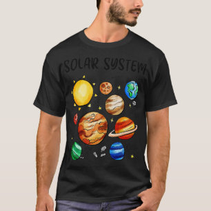 Camiseta Sistemas Solares Planetas Astronomia Espacial Scie