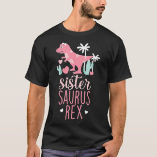 Camiseta Sister Saurus Re Dinosaur Kids