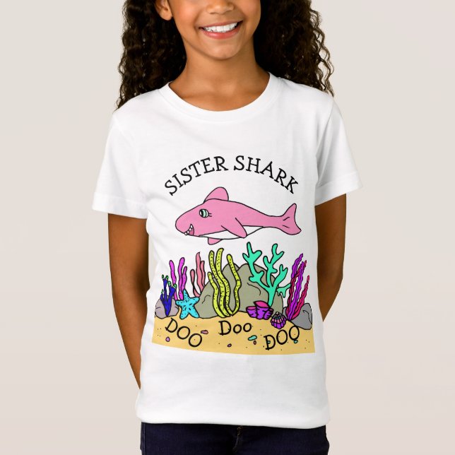 Camiseta Sister Shark Doo Doo (Frente)