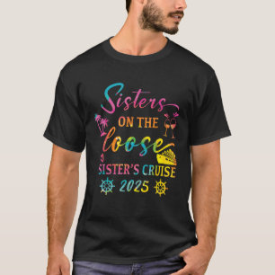 Camiseta Sisters Cruise 2025 Unisex Black