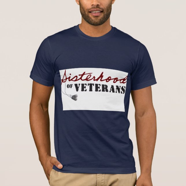 Camiseta Sisters of Veterans Military Pride Design (Frente)